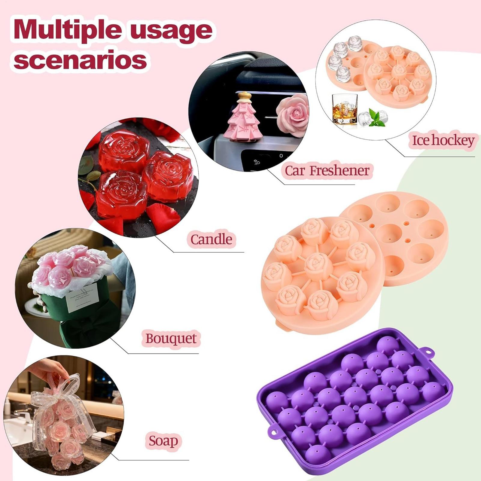 Candle Making Kit For Adults - 비누 만들기 키트 DIY 포도꽃 양초