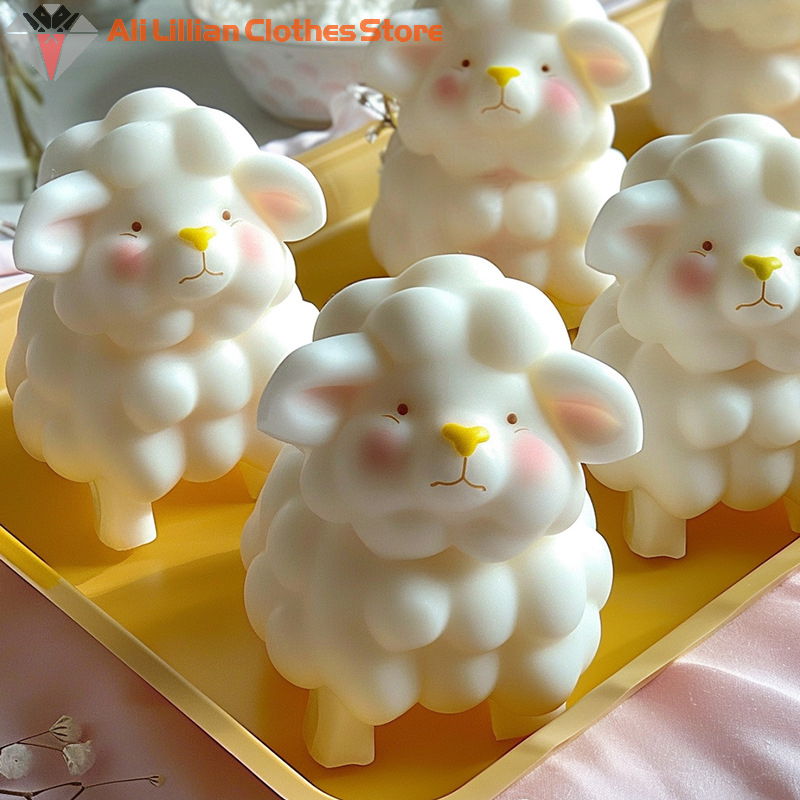 Candle Making Jelly - 3D 양 모양 젤리 몰드 주방