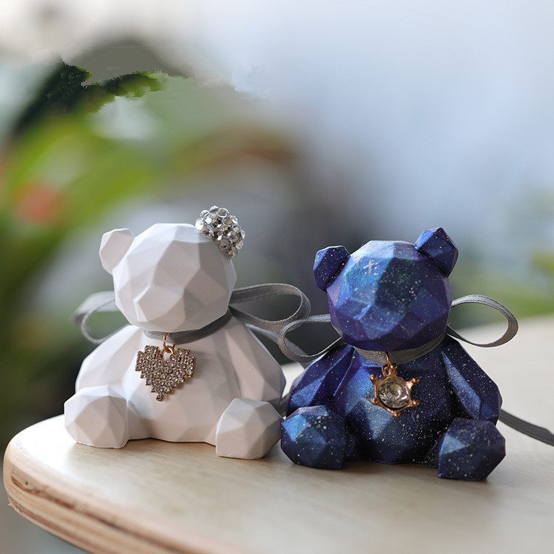 Candle Making Jelly - 3D 스테레오 곰 실리콘 금형, Diy