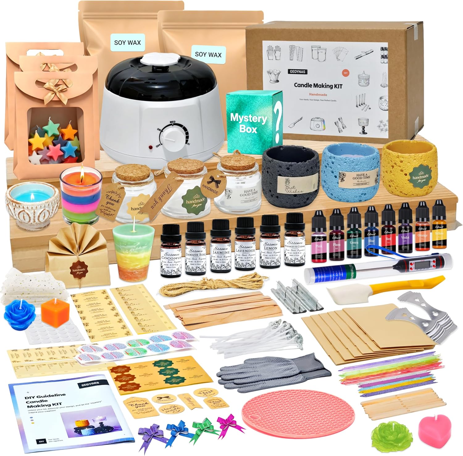 Candle Making Kit For Adults - 성인 및 초보자를 위한 128개 캔들