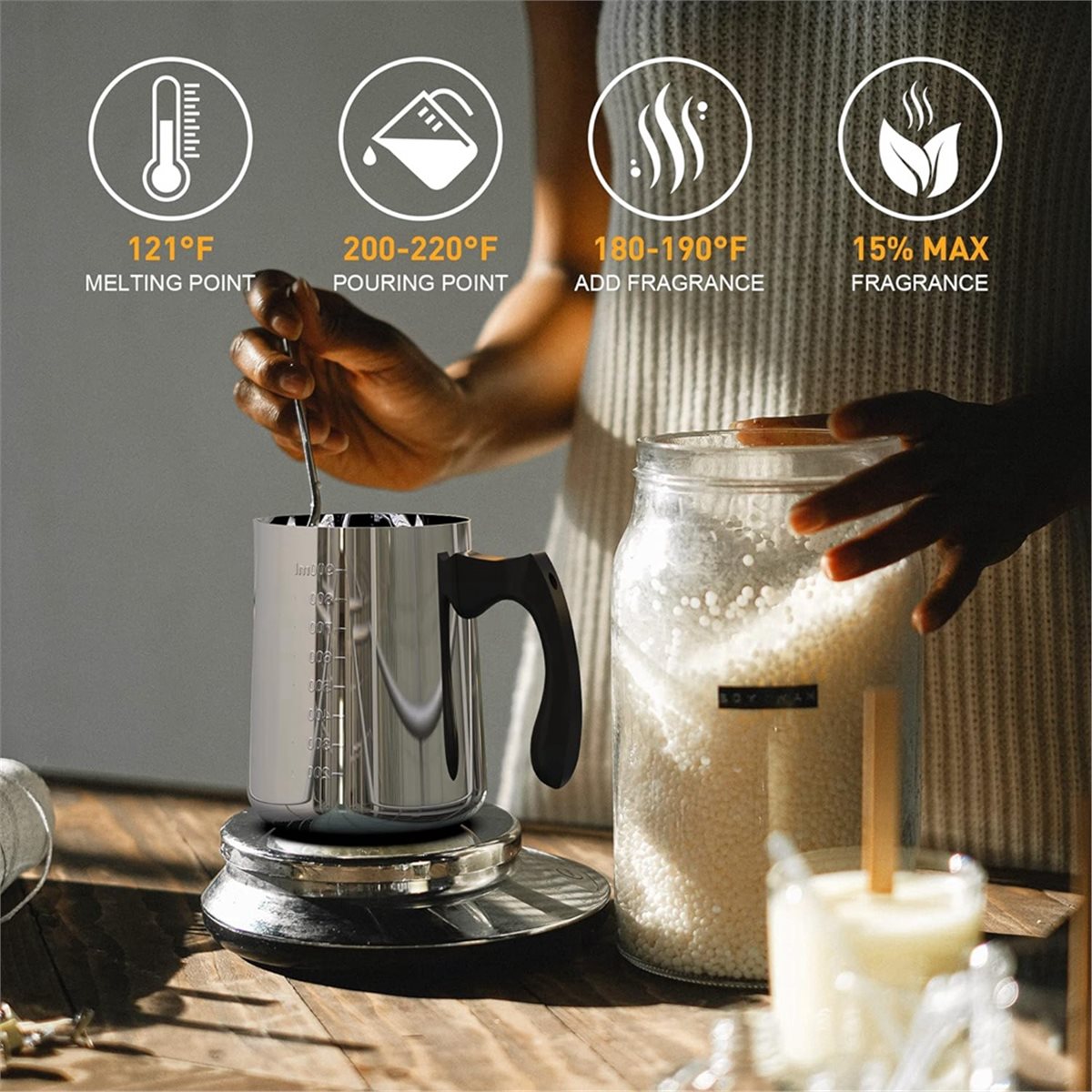 Candle Making Kit For Adults - 초보자를 위한 캔들 만들기 키트, 성인용