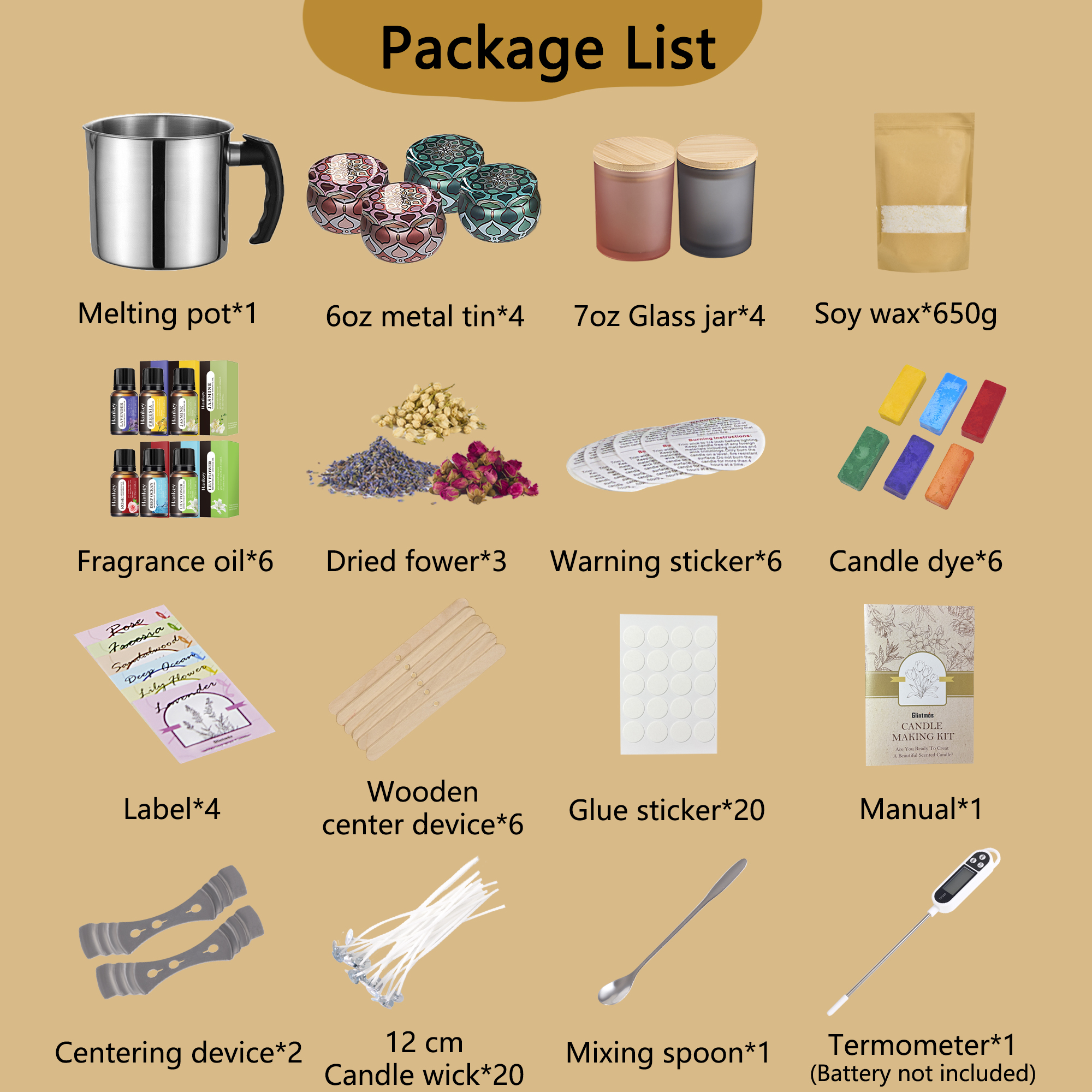 성인 초보자를 위한 완벽한 양초 만들기 키트, DIY  - Candle Making Kit For Adults 리뷰 및 가격