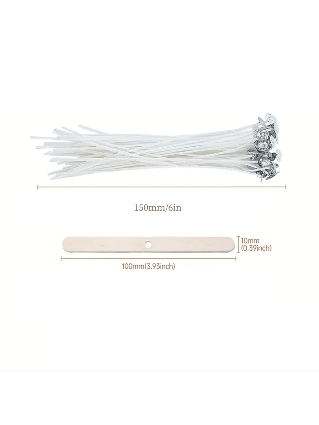100Pcs 코튼 캔들 심지 15cm / 6inch,  - Candle Making Kit For Adults 리뷰 및 가격