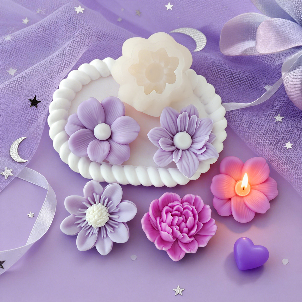 DIY 꽃 실리콘 캔들 몰드 연꽃 두단 장미 향초 장식 - Candle Making Uk 리뷰 및 가격