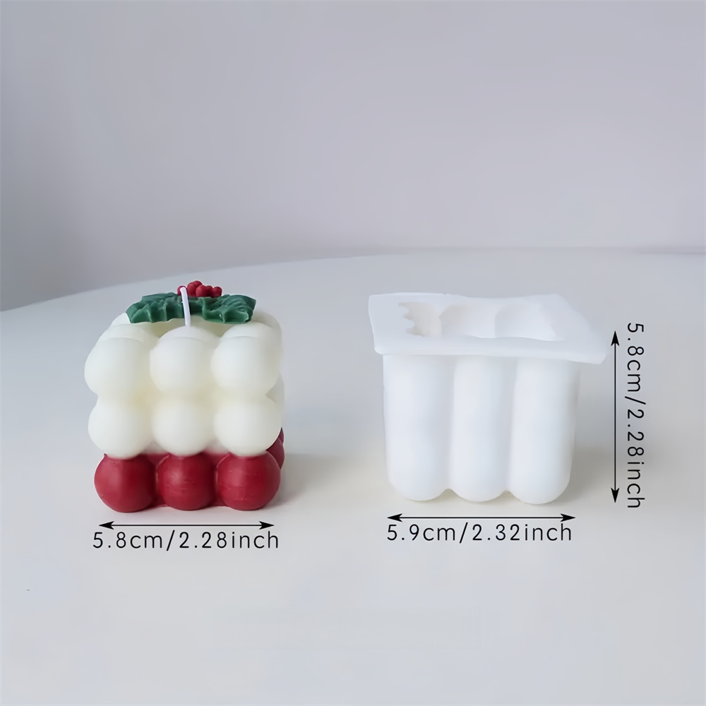 크리스마스 홀리 리프 버블 캔들 실리콘 몰드 수제 아로 - Candle Making Jelly 리뷰 및 가격