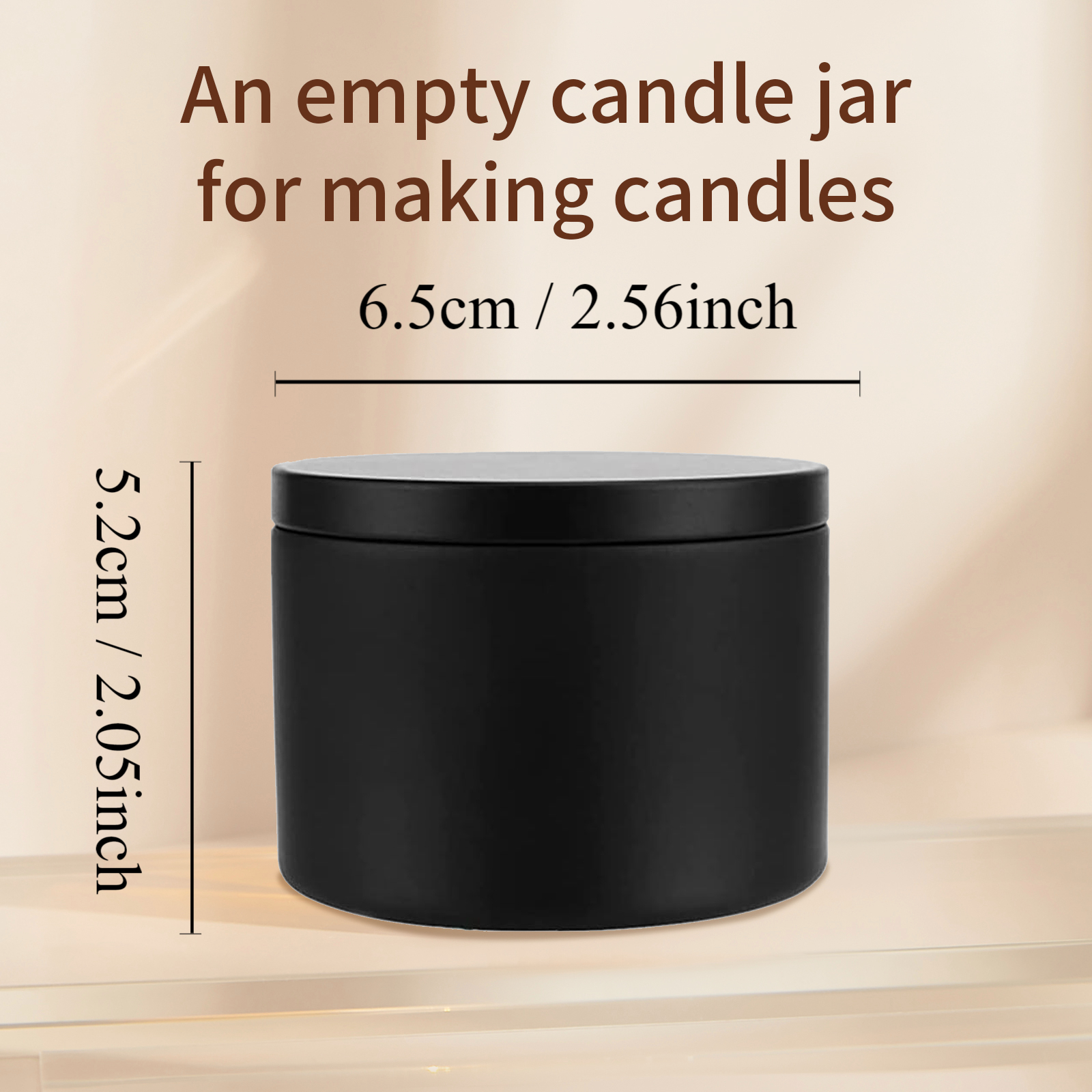 나뭇결 뚜껑이 있는 24팩 8온스/4온스 금속 양초 통 - Candle Making Jars Wholesale 리뷰 및 가격