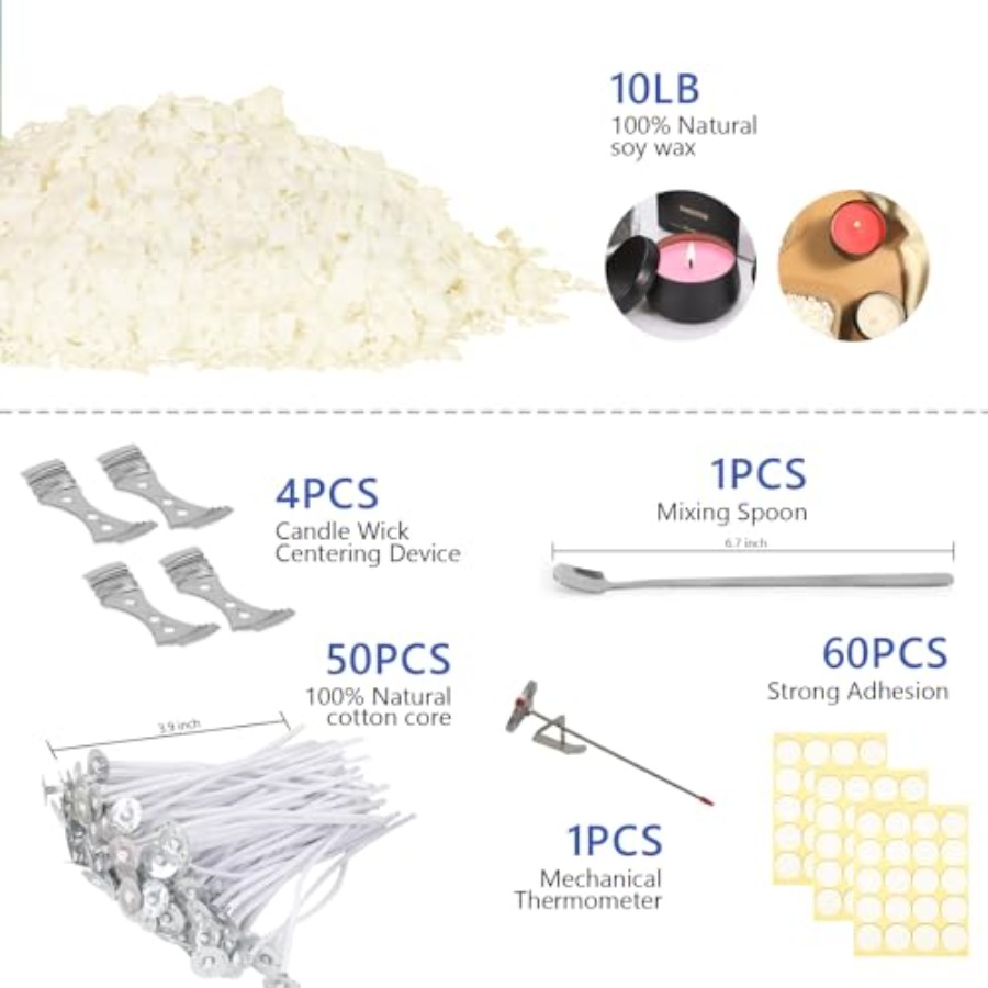 캔들 만들기 키트 용품, 성인용 DIY 소이 왁스 캔들 - Candle Making Kit For Adults 리뷰 및 가격