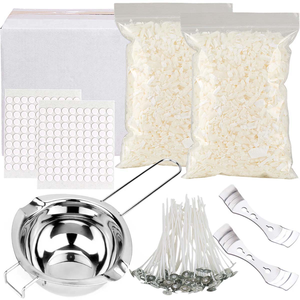 DIY 수제 양초 제작 도구 키트 (용융기, 왁스 코어 - Candle Making Kit For Adults 리뷰 및 가격
