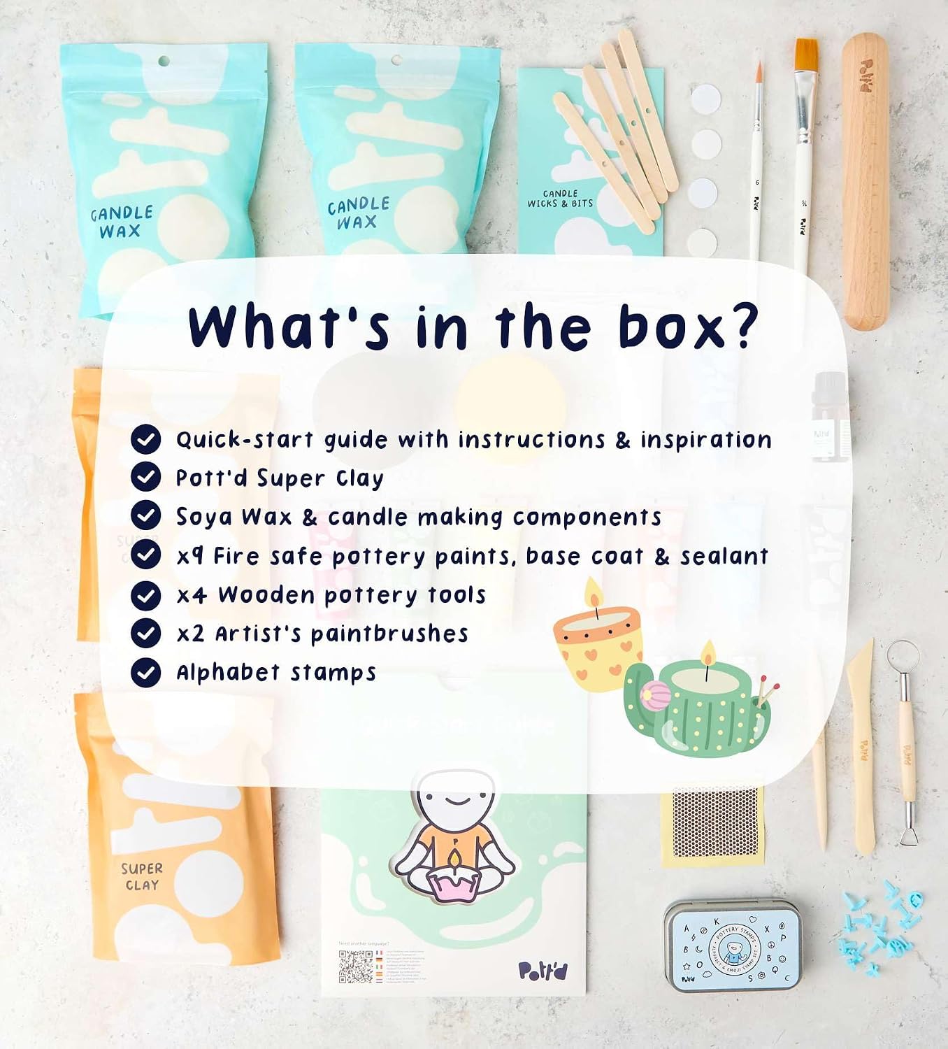 홈메이드 도자기 양초 만들기 키트, 성인용 DIY 양초 - Candle Making Kit For Adults 리뷰 및 가격