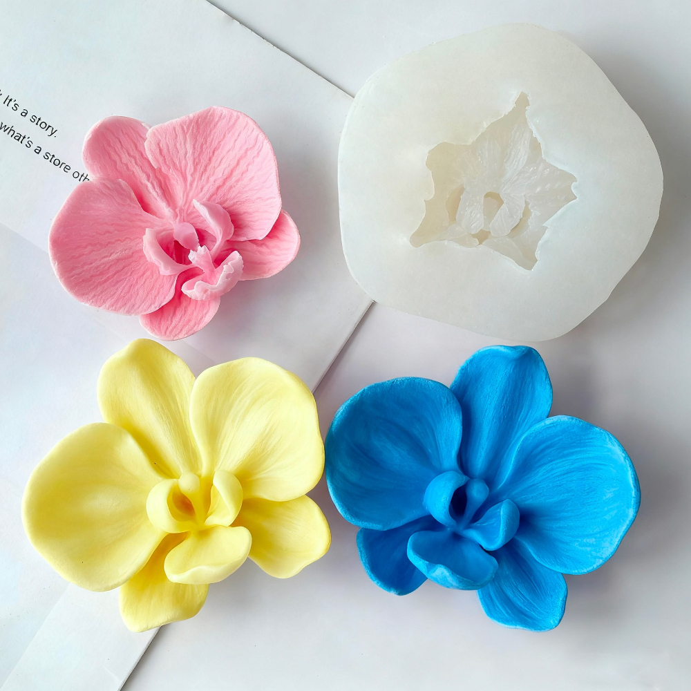 파라에노피스 난초 꽃 모양 캔들 실리콘 몰드 DIY 꽃 - Candle Making Jelly 리뷰 및 가격