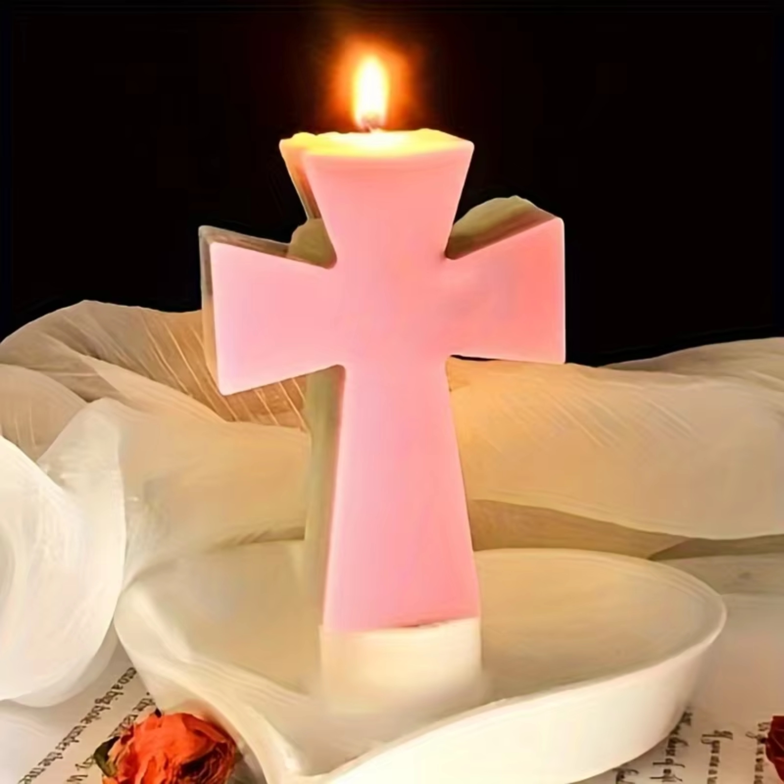 실리콘 몰드 축복 십자가 DIY 제작 비즈 비누 양초  - Candle Making Uk 리뷰 및 가격