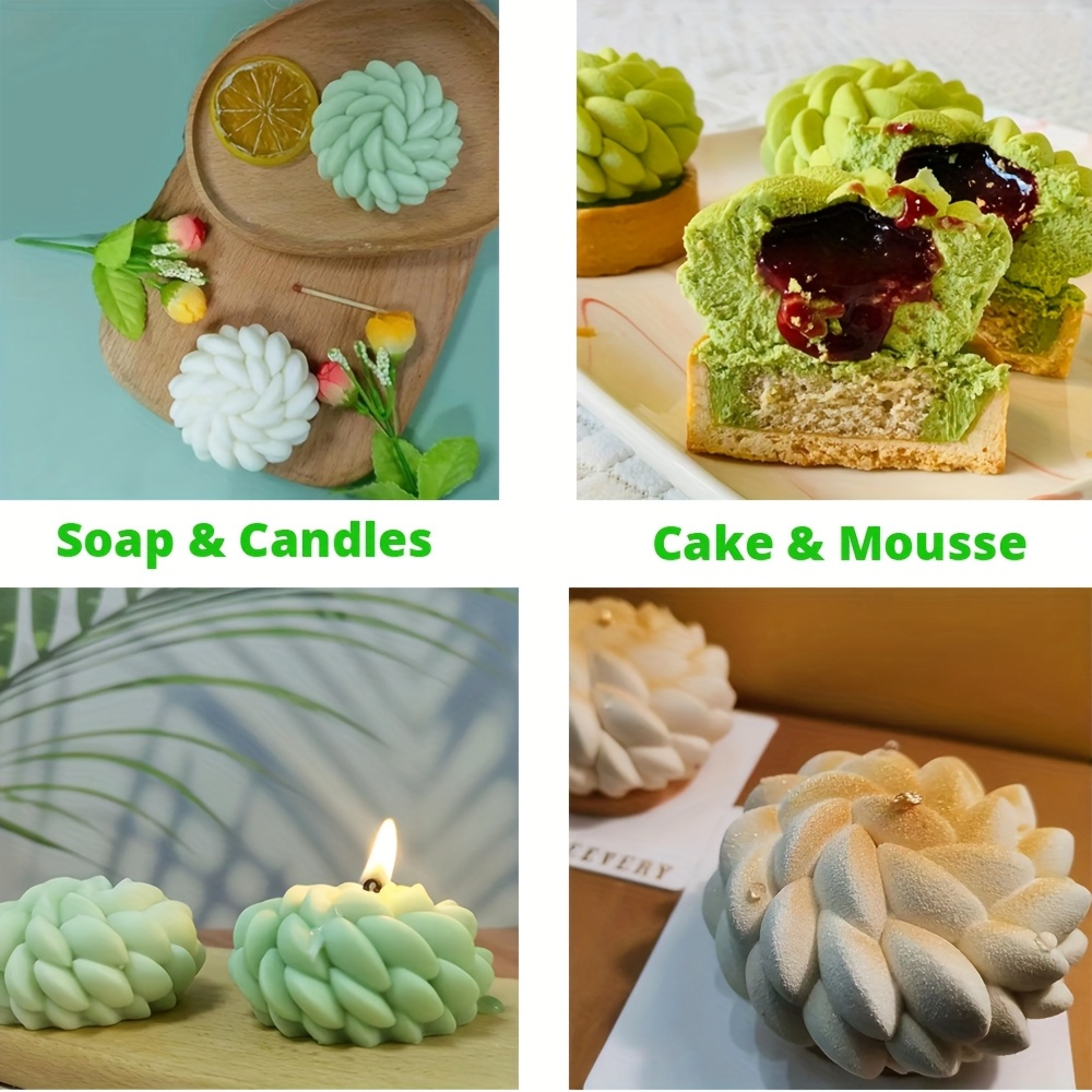 1 케이크 몰드 산타아나 플로럴 - 꽃 모양의 무스 몰 - Candle Making Uk 리뷰 및 가격